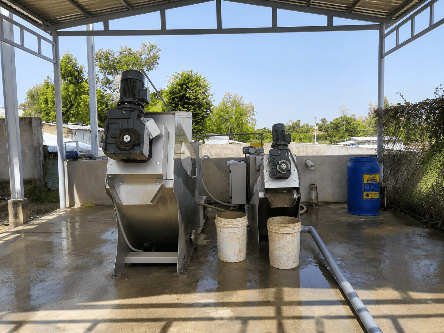 Máy ép bùn trục vít MEB-211-SS