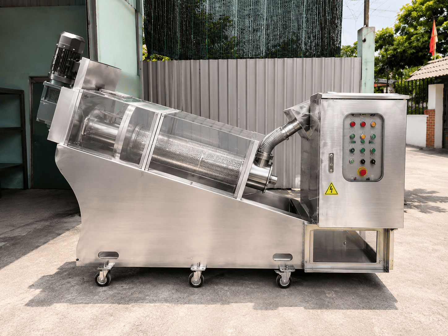 Máy ép bùn trục vít MEB-271-SS