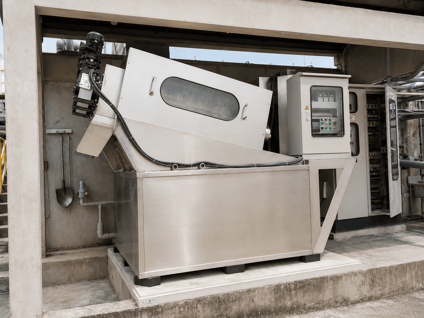Máy ép bùn trục vít MEB-273-SS