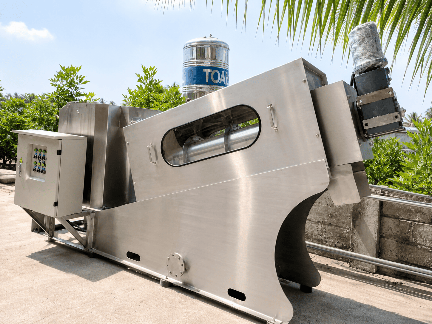 Máy ép bùn trục vít MEB-271-SS