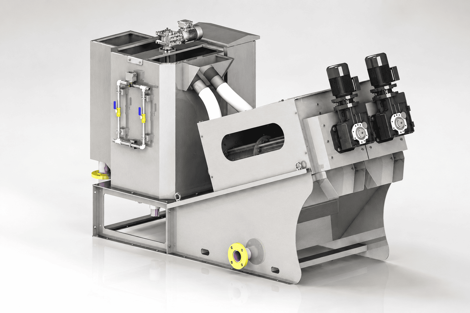 Máy ép bùn trục vít MEB-272-SS