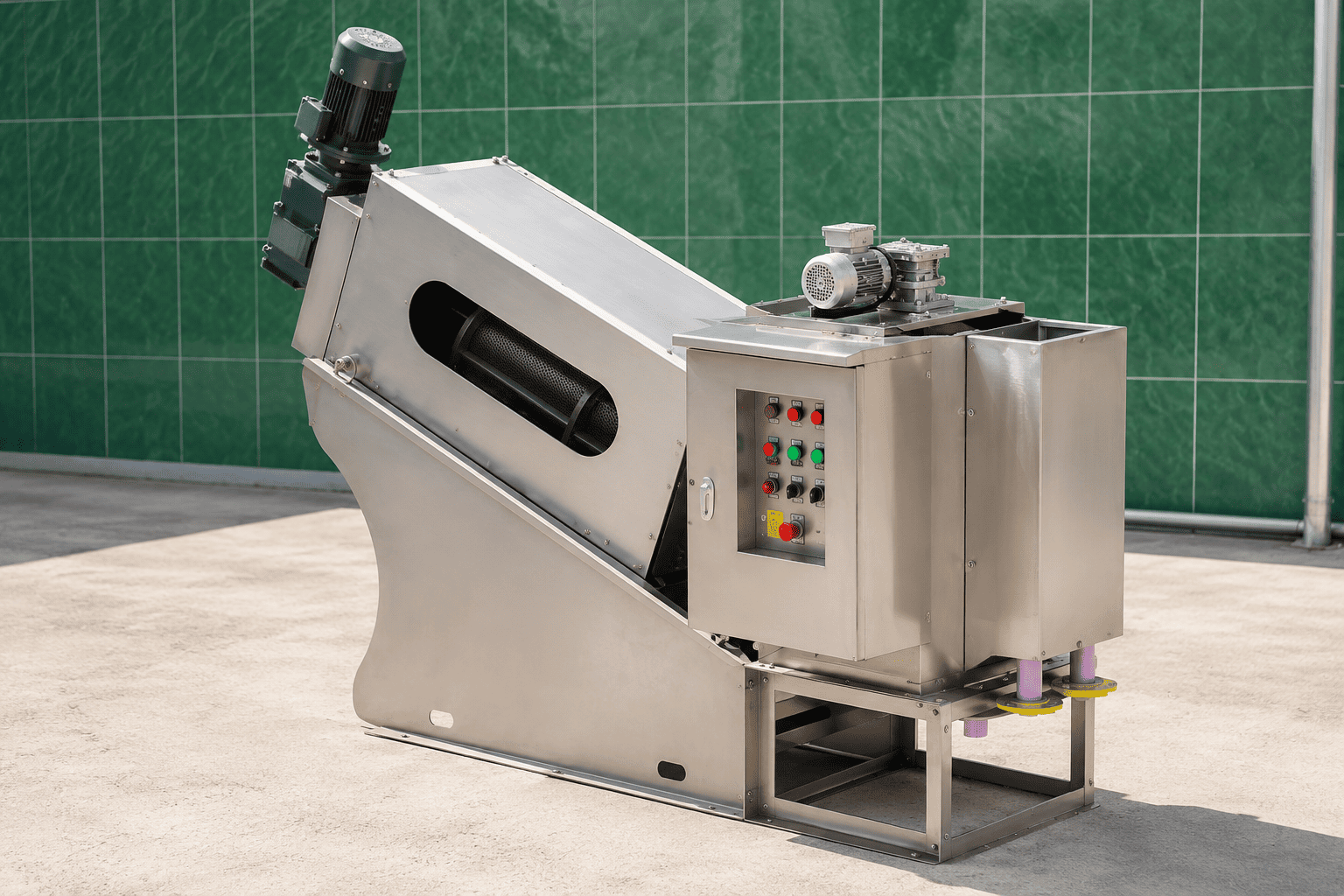 Máy ép bùn trục vít MEB-151-SS
